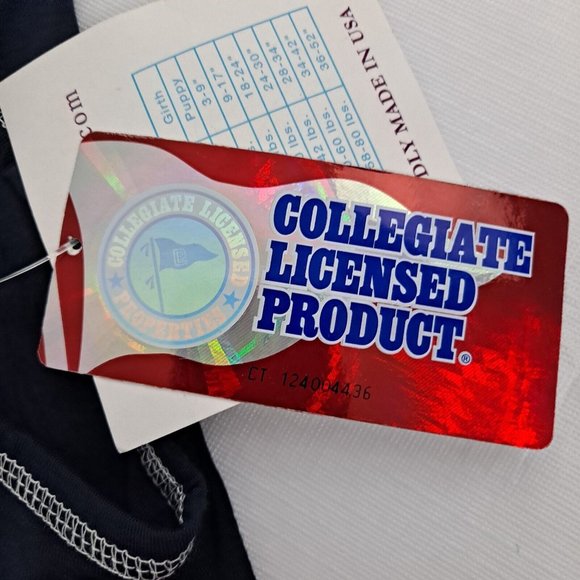 Pennsylvania Penn Quakers Dog Pet Dress Navy Size Large - Picture 5 of 8